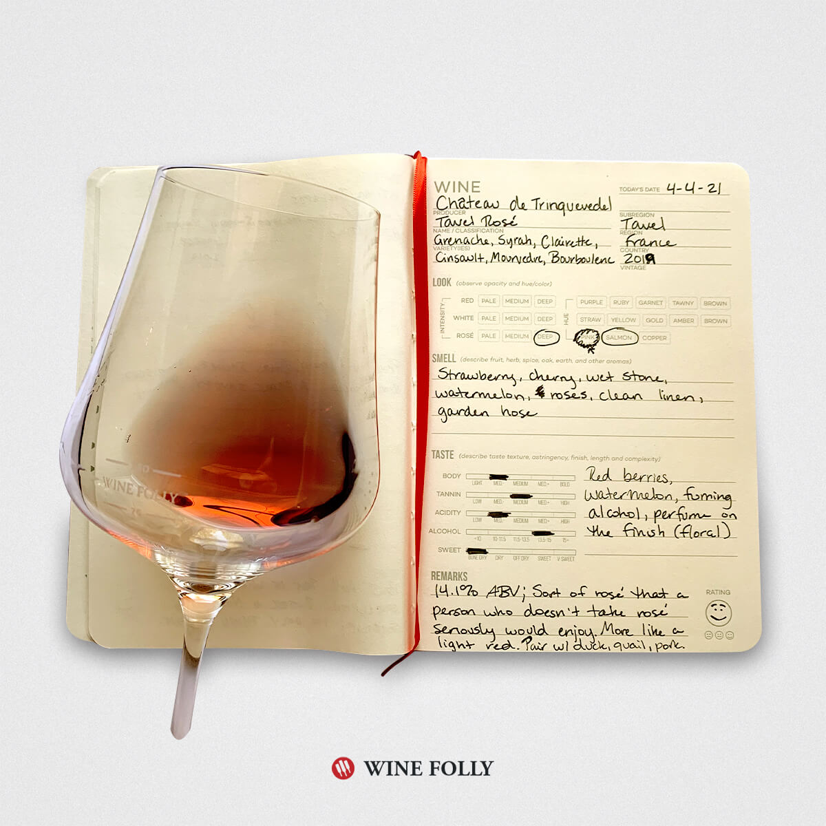 french-tavel-rose-tasting-notes-wine-journal