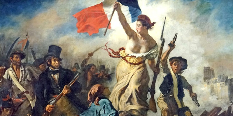 Painting of French Revolution.