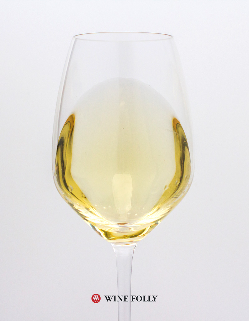 A photograph of a Paso Robles Viognier wine from the 2013 vintage