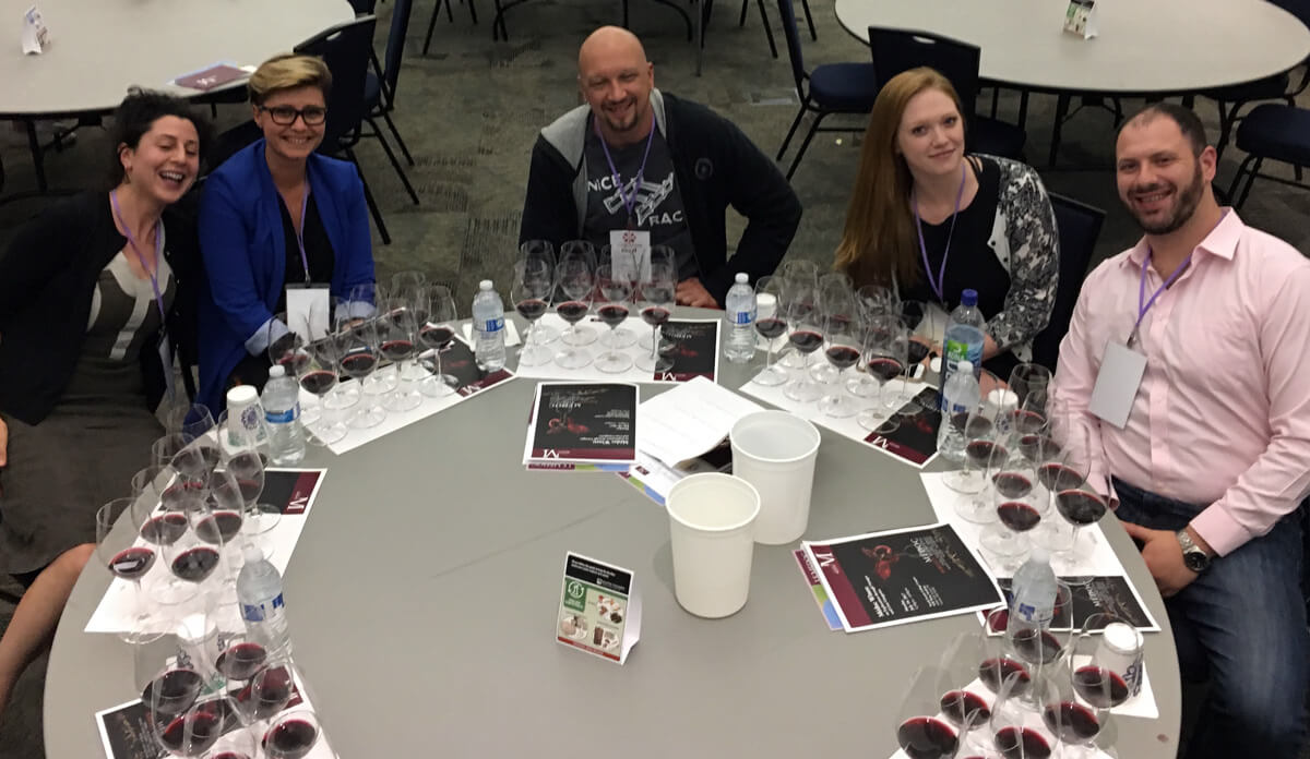 Learning about wine is fun - Wine Education seminar on Bordeaux wines in Seattle