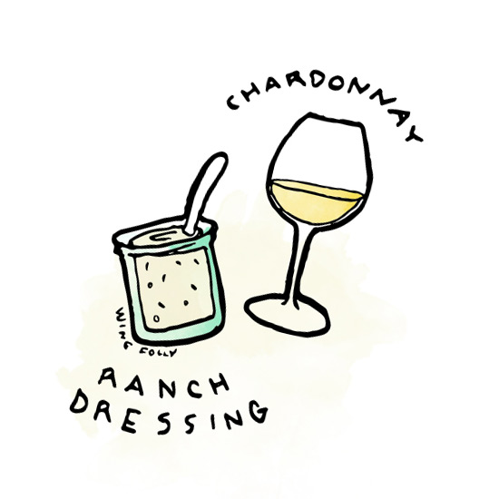 ranch-salad-wine-pairing-chardonnay