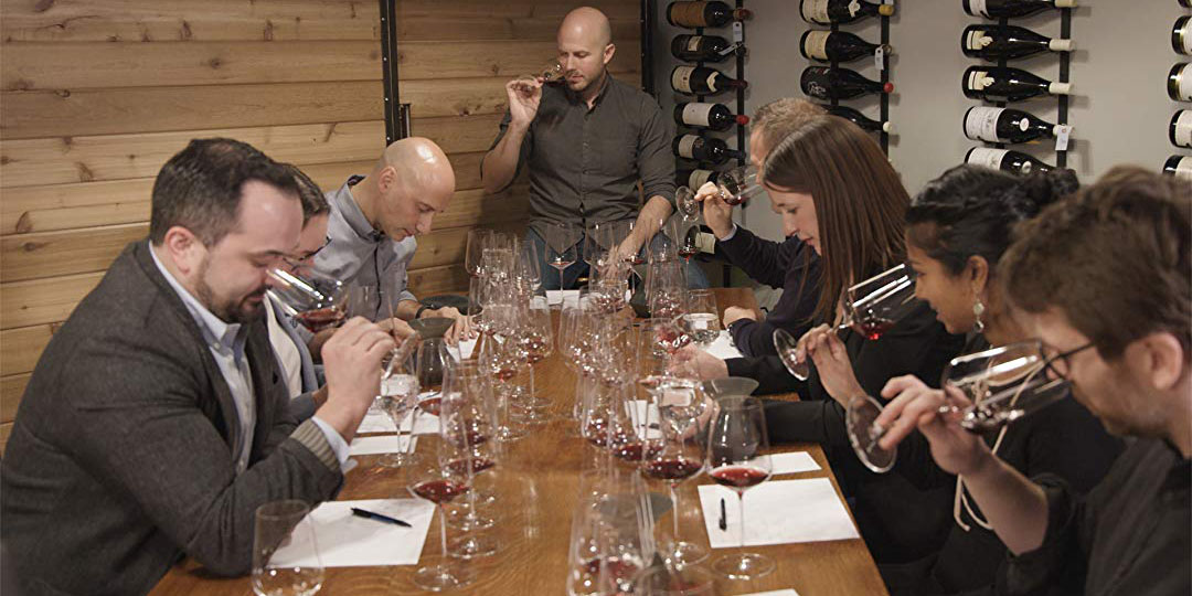A wine tasting during Somm 3